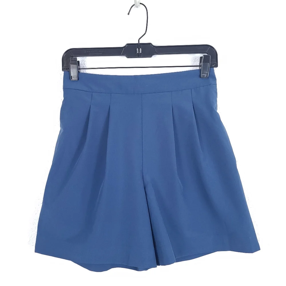 KIT AND ACE Women's Featherlight Shorts Relaxed Fit High Rise Blue - Picture 2 of 9